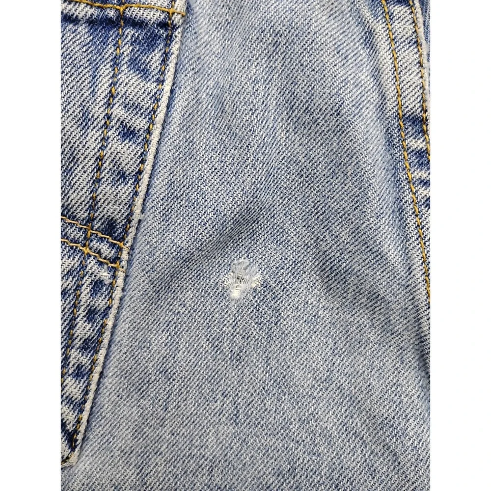 Levi's 505 Jorts Mens Denim Shorts Size 40 Distressed Medium Wash 9in Y2K